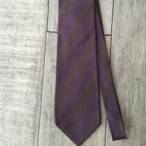 Matrix by Format Purple/Orange Iridescent Silk Tie